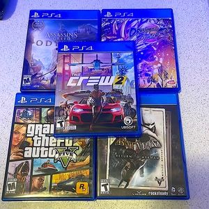 6 PlayStation4 discs